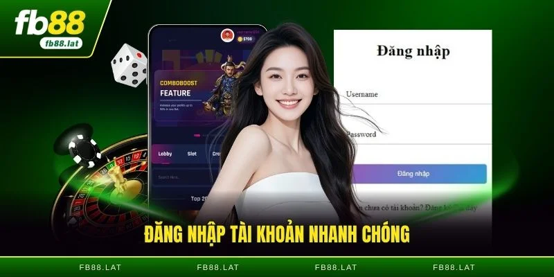 Đăng nhập tài khoản nhanh chóng